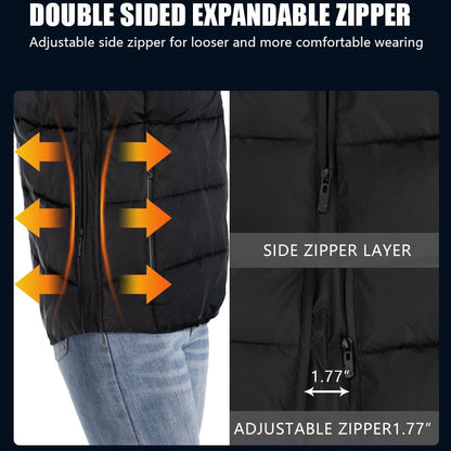 LITEGUEST 14-Zone Heated Vest with LED Light Warming Vest for Winter