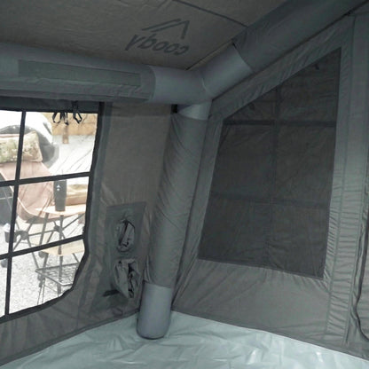 Coody 8 Gray - Inflatable Tent House for Camping 1-4 person