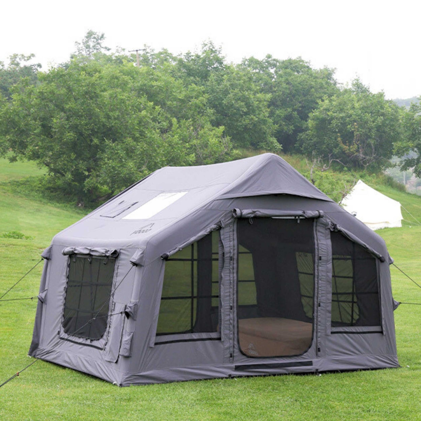 Coody 8 Gray - Inflatable Tent House for Camping 1-4 person