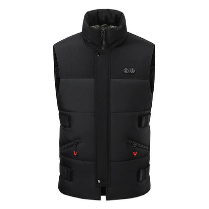 LITEGUEST 8-Zone Dual-Control Adjustable Waist Heated Vest for winter