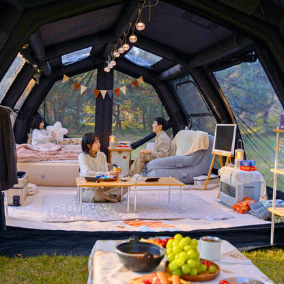 Coody Familia AirTent 17.2 Pro Black - Inflatable Tent for Camping (2-10 Person)