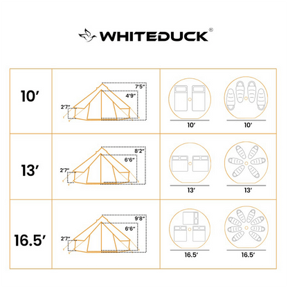 USED - 13' Regatta Bell Tent - Sandstone