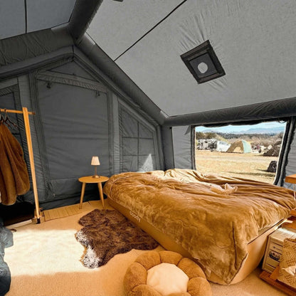 Coody 17.2 (Koala-7) Gray Inflatable Tent House for Camping (2-10 person)