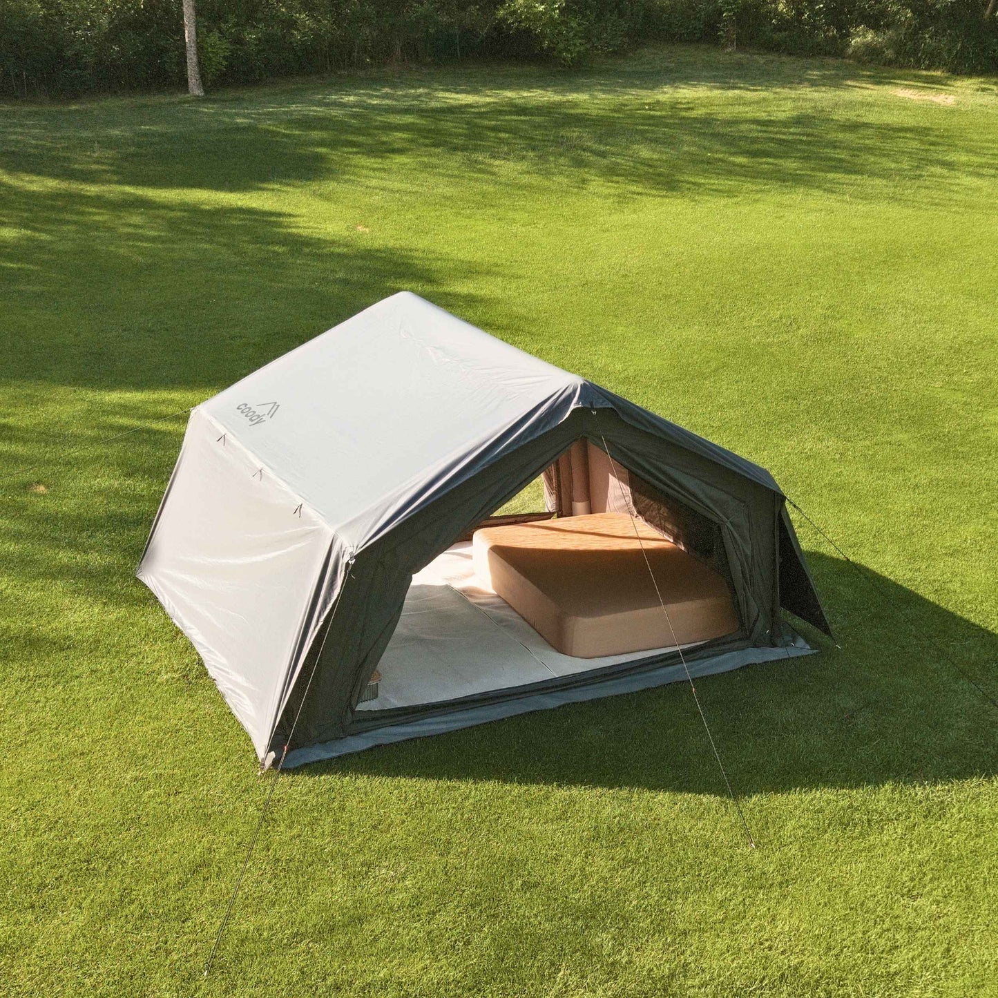 Coody 10 Gray Inflatable Tent House for Camping (2-4 person)