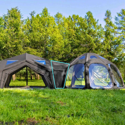 Coody Connector Aurora Dome-to-Tent(17.2, 13.6, Hub, 10)- Black