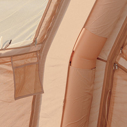 Coody 10.0 PRO Beige Premium Inflatable Canvas Tent for 2–4 Campers