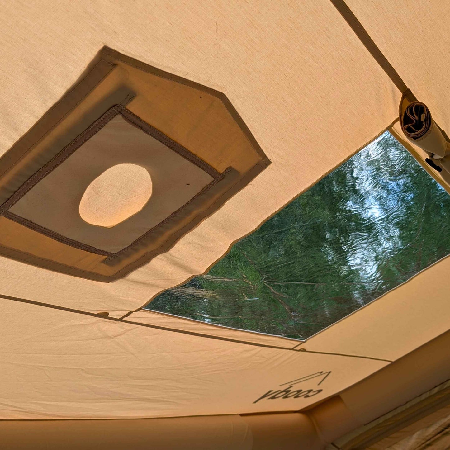 Coody 10.0 Beige+Ground Sheet PVC+Carpet+Electric Pump