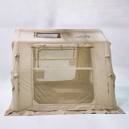 Coody 10.0 PRO Beige Premium Inflatable Canvas Tent for 2–4 Campers