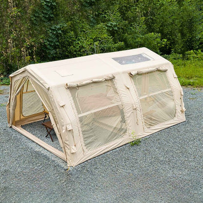 Coody Familia AirTent 17.2 Pro Beige- Inflatable Tent for Camping (2-10 Person)