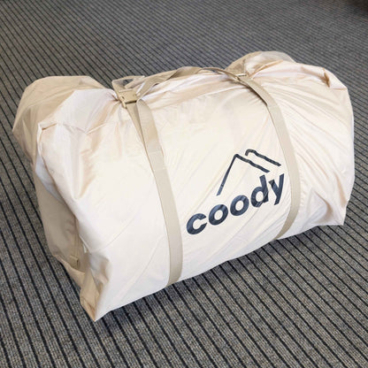 Coody Hub Beige (2-6 person) + Ground Sheet PVC + Carpet Coody Hub + Electric Pump