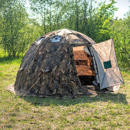 RBM All-Seasons tent  UP-2 for 2-4 person + Wood Stove Caminus M
