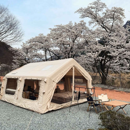Coody 13.6 | RBM Outdoors Inflatable tent Koala 5 Beige + Stove Caminus M