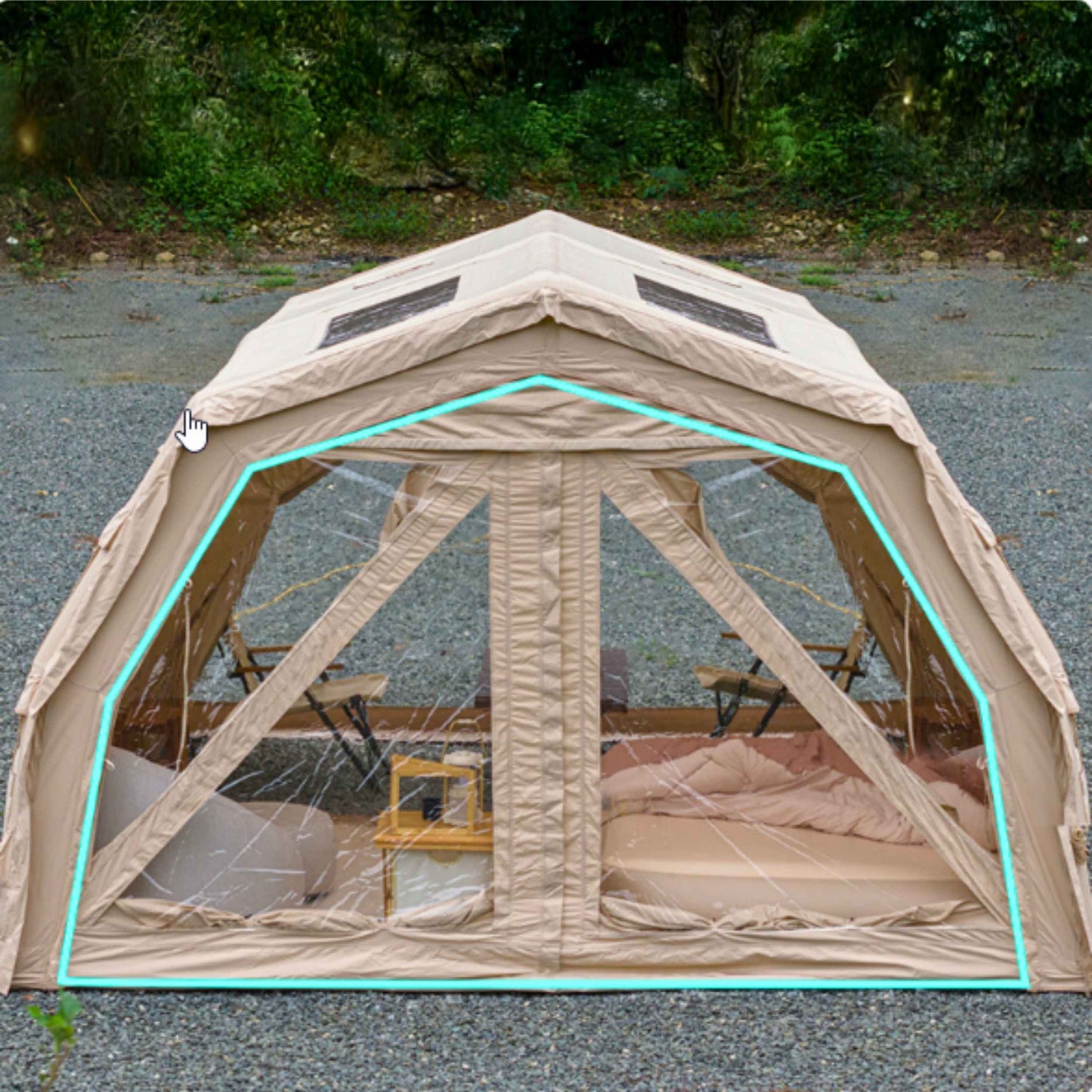 TPU Door Beige for tent Coody 17.2 Pro