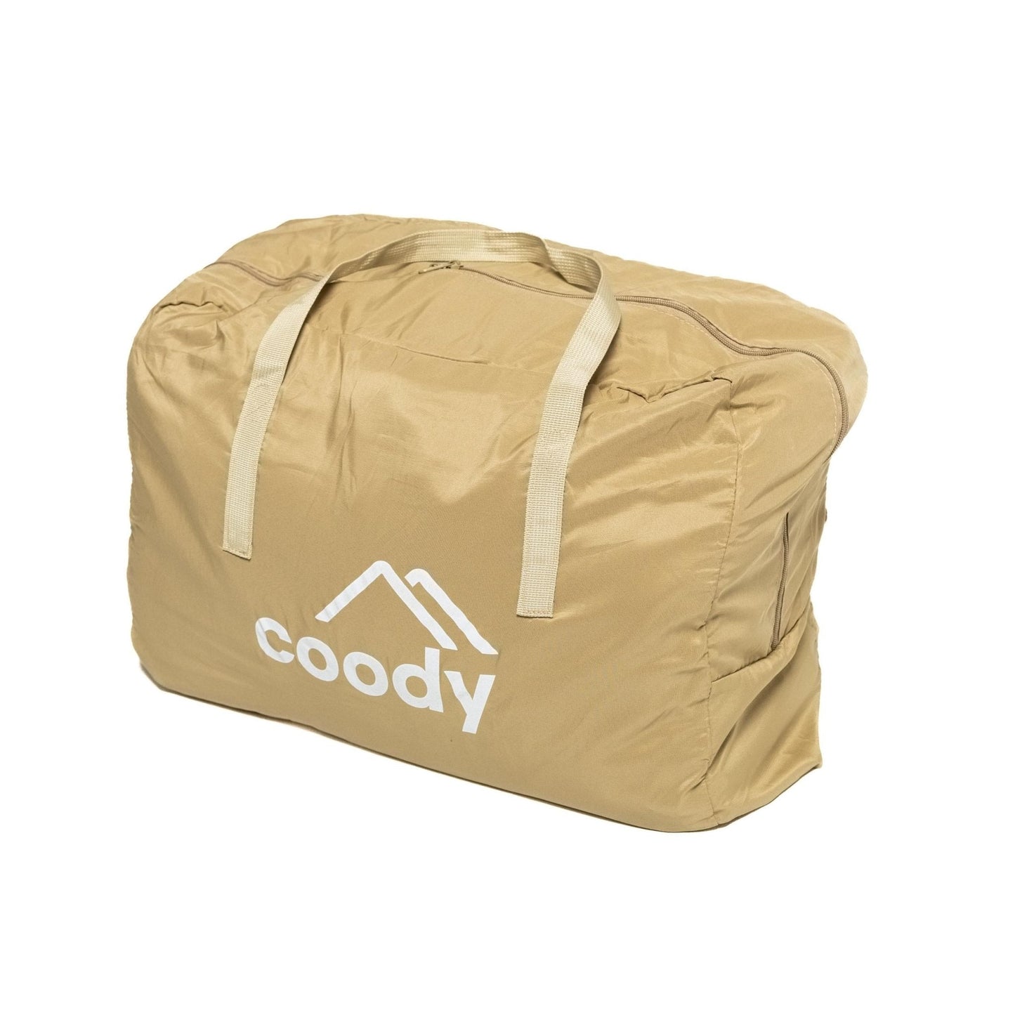 Coody Air Mattress Beige King (197×184×35 cm) – Premium Air Bed with Built-in Pump