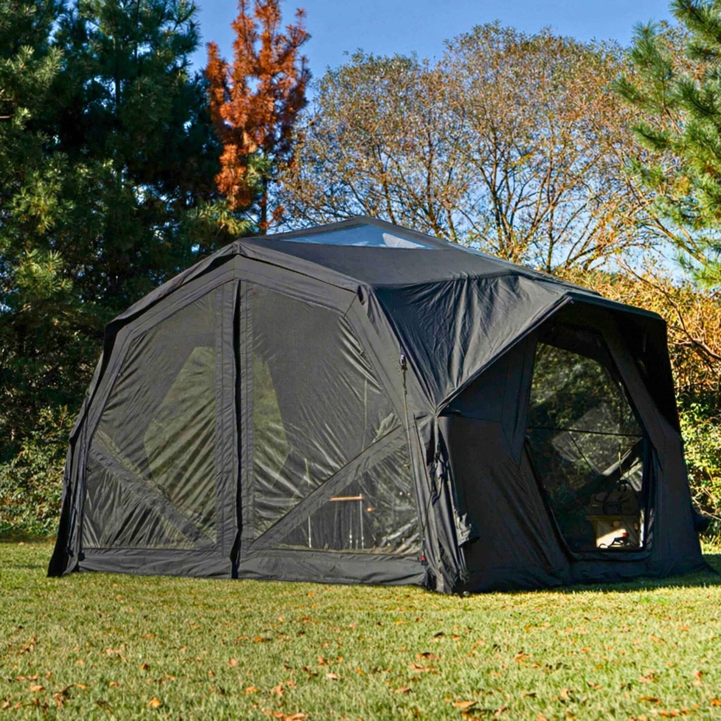 Coody Hub Pro Black - Inflatable Tent for Camping (2-6 Person)