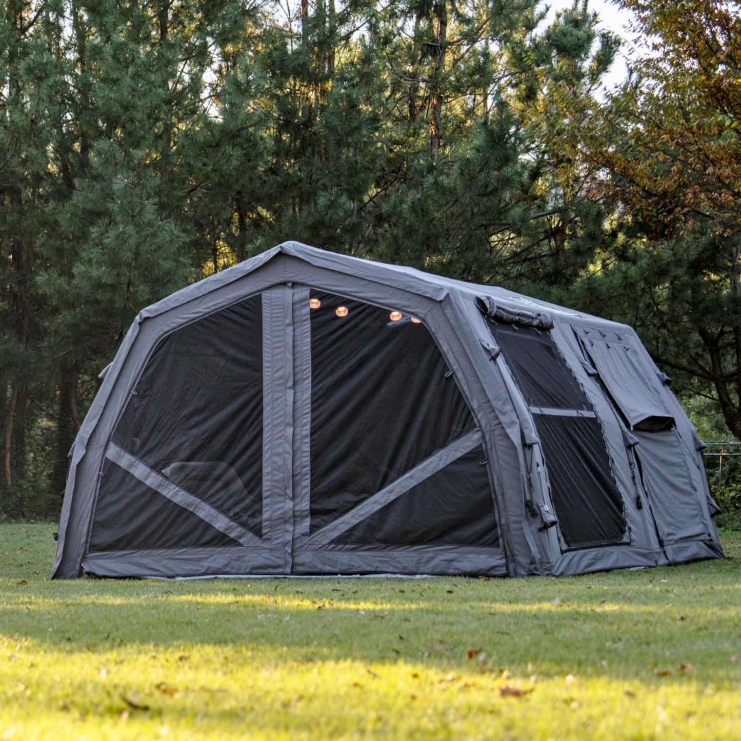Coody Familia AirTent 17.2 Pro Gray - Inflatable Tent for Camping (2-10 Person)