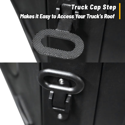 OPENROAD Truck Cap with Full Wing Doors, Extra-Large Storage, and LED Brake Light