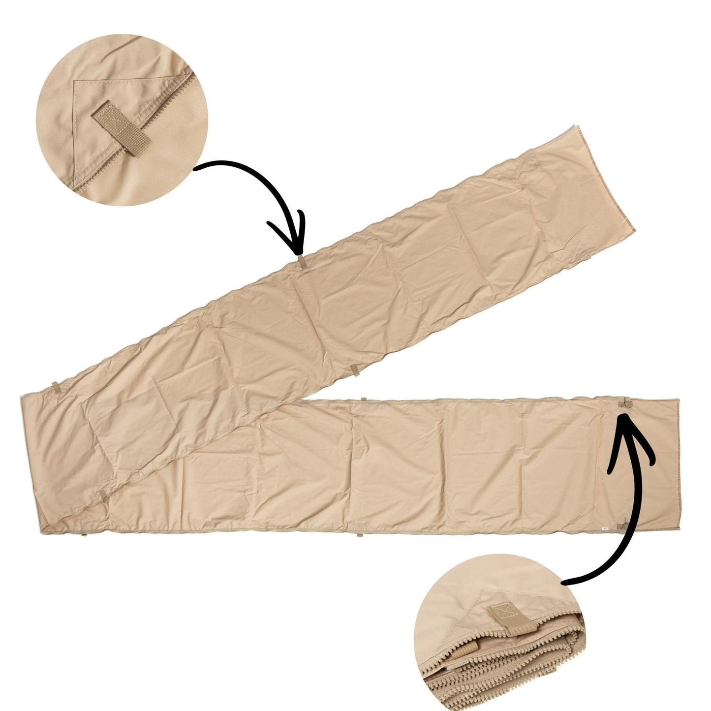 Coody Tent Connector (Beige) for Coody 8.0 (3.2+3.6)