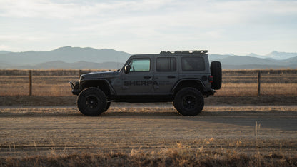 The JLU QDHD Half Rack - Sherpa Equipment Company