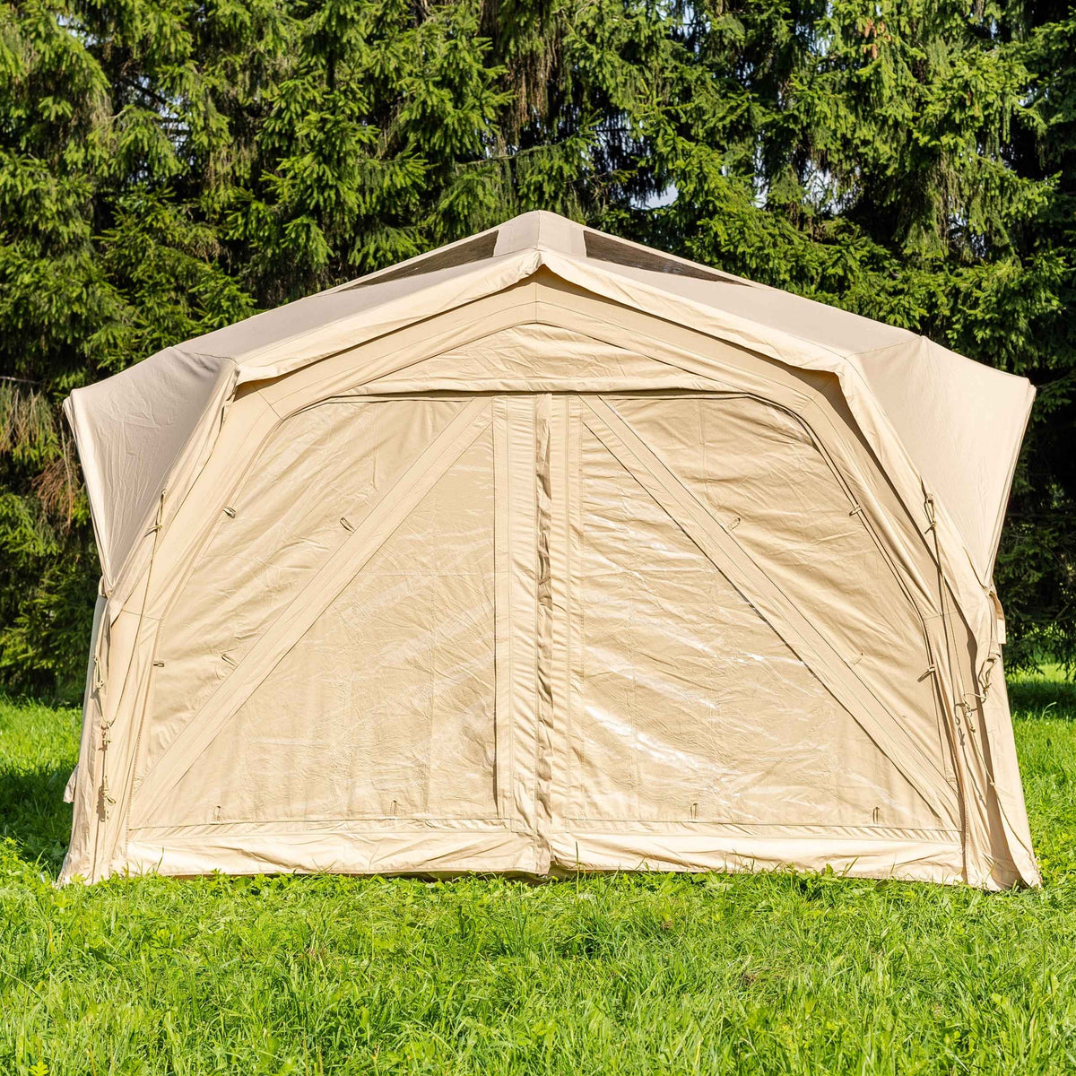 Coody Hub Pro Beige- Inflatable Tent for Camping (2-6 Person)