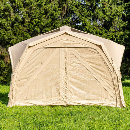 Coody Hub Pro Beige- Inflatable Tent for Camping (2-6 Person)
