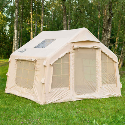 Coody 8 Beige Inflatable Tent House for Camping (1-4 person)