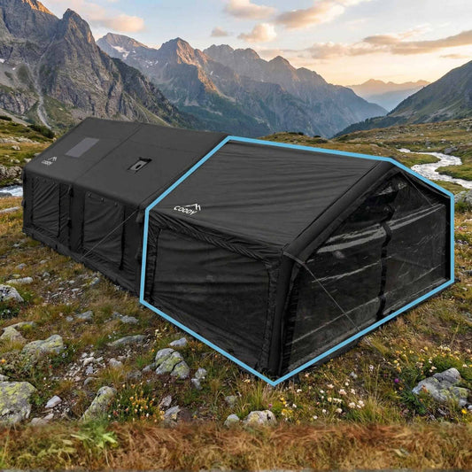 Coody AirTarp Black - Inflatable Canopy for Tent 17.2, 13.6, Hub, 10.0