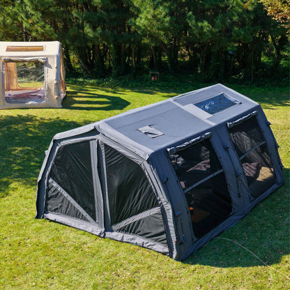 Coody Familia AirTent 17.2 Pro Gray - Inflatable Tent for Camping (2-10 Person)