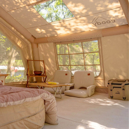 Coody 10.0 Beige+Ground Sheet PVC+Carpet+Electric Pump