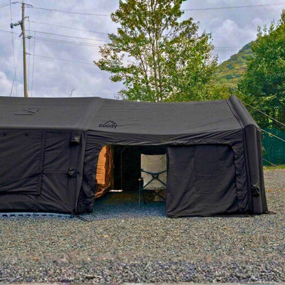 Coody AirTarp Inflatable Canopy Extension for 8.0 AirTent – Black