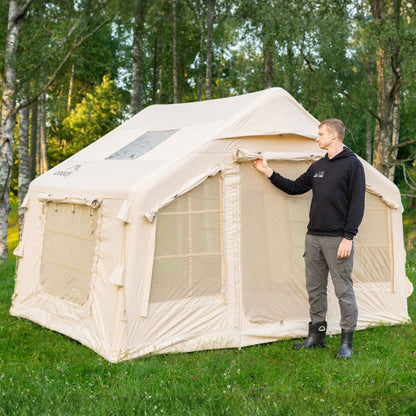 Coody 8 Beige Inflatable Tent House for Camping (1-4 person)