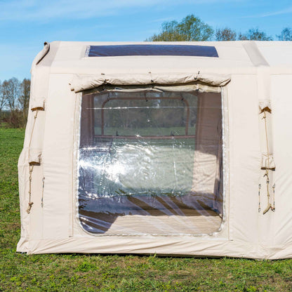 Coody Familia AirTent 17.2 Pro Beige- Inflatable Tent for Camping (2-10 Person)