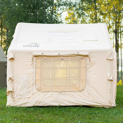 Coody 8 Beige Inflatable Tent House for Camping (1-4 person)