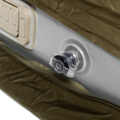 Coody Air Mattress Green King (197×184×35 cm) – Premium Air Bed with Built-in Pump