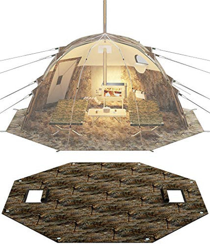 RBM All-Seasons tent  UP-2 for 2-4 person + Wood Stove Caminus M + Three-Layer Floor