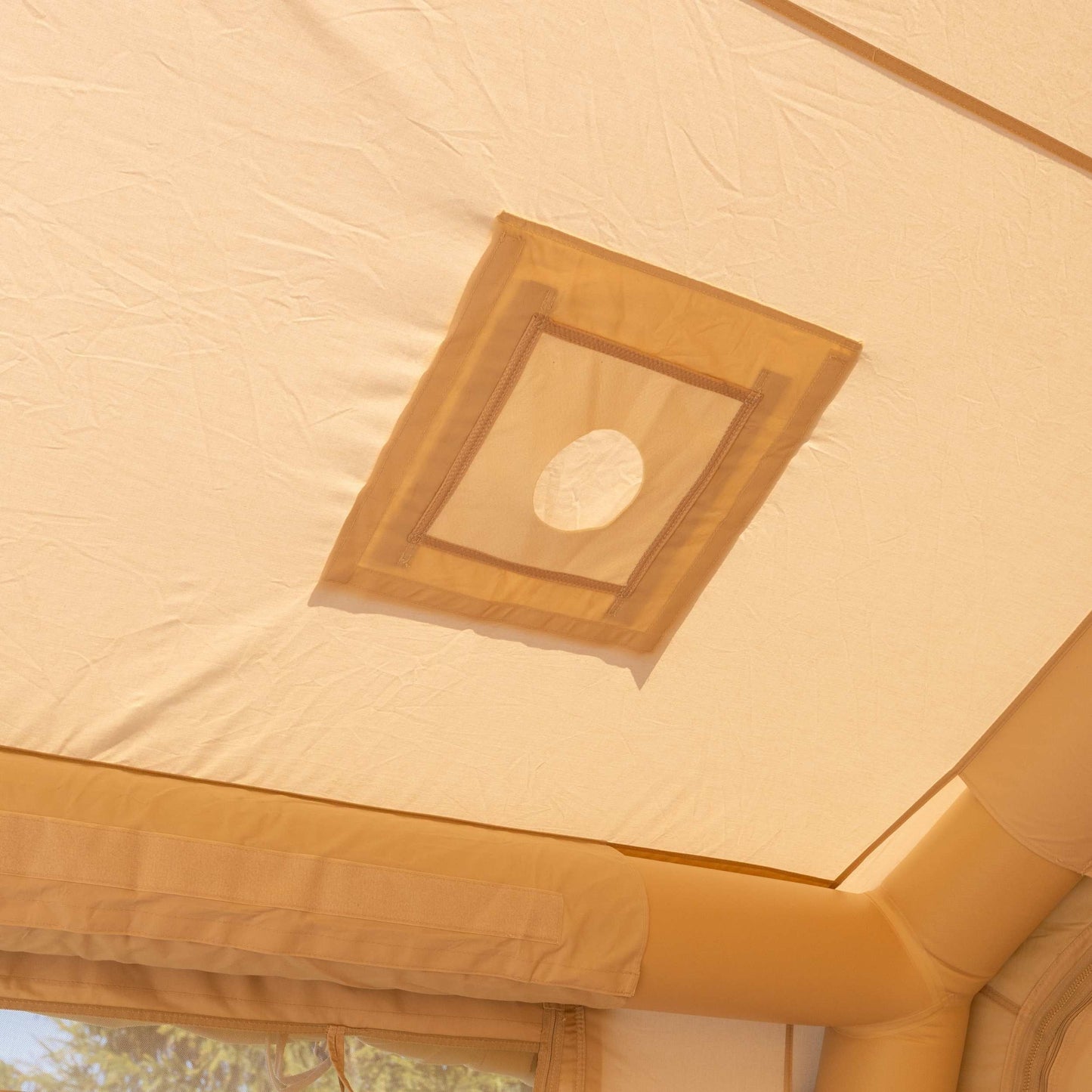 Coody Familia AirTent 17.2 Pro Beige- Inflatable Tent for Camping (2-10 Person)