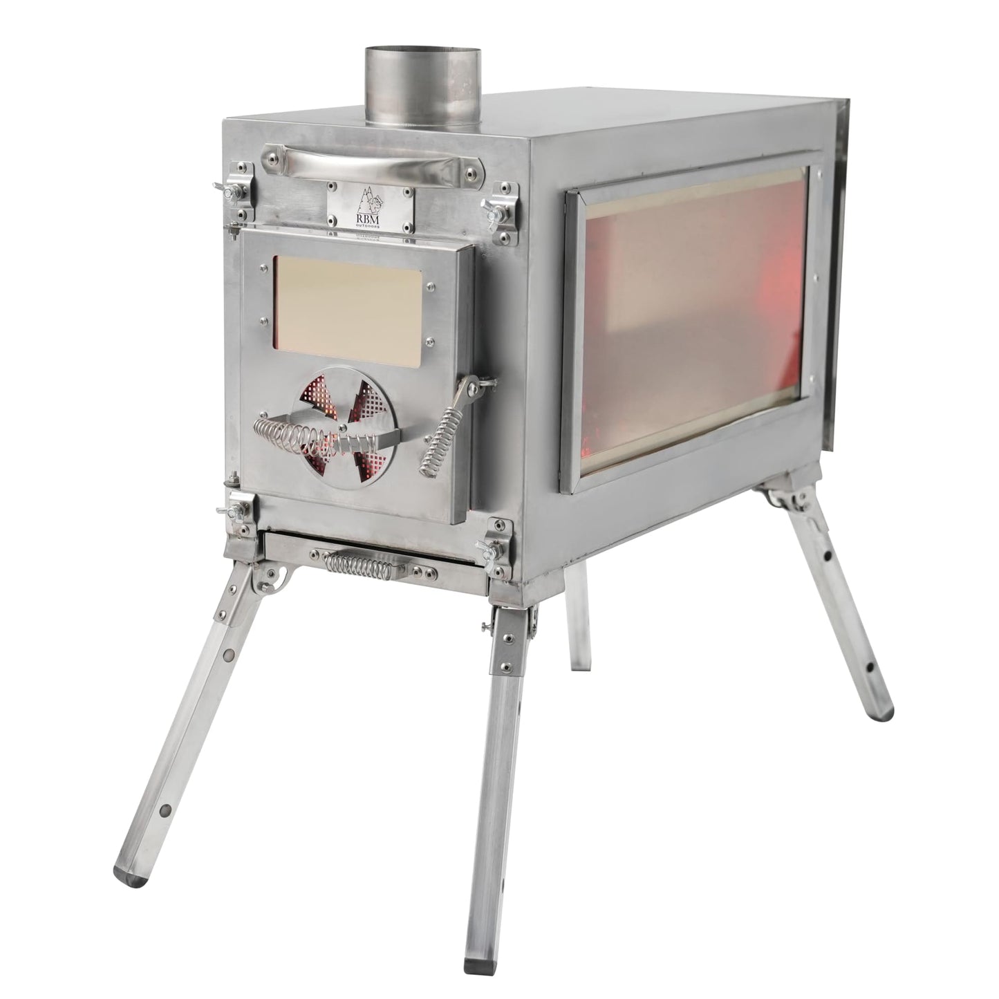 RBM All-Seasons tent  Hexagon for 2-9 person + Wood Stove Caminus M