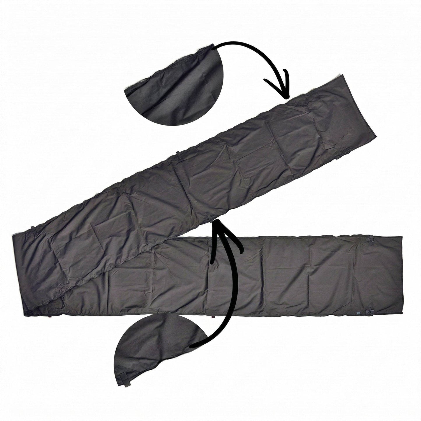 Coody Connector Aurora Dome-to-Tent(17.2, 13.6, Hub, 10)- Black