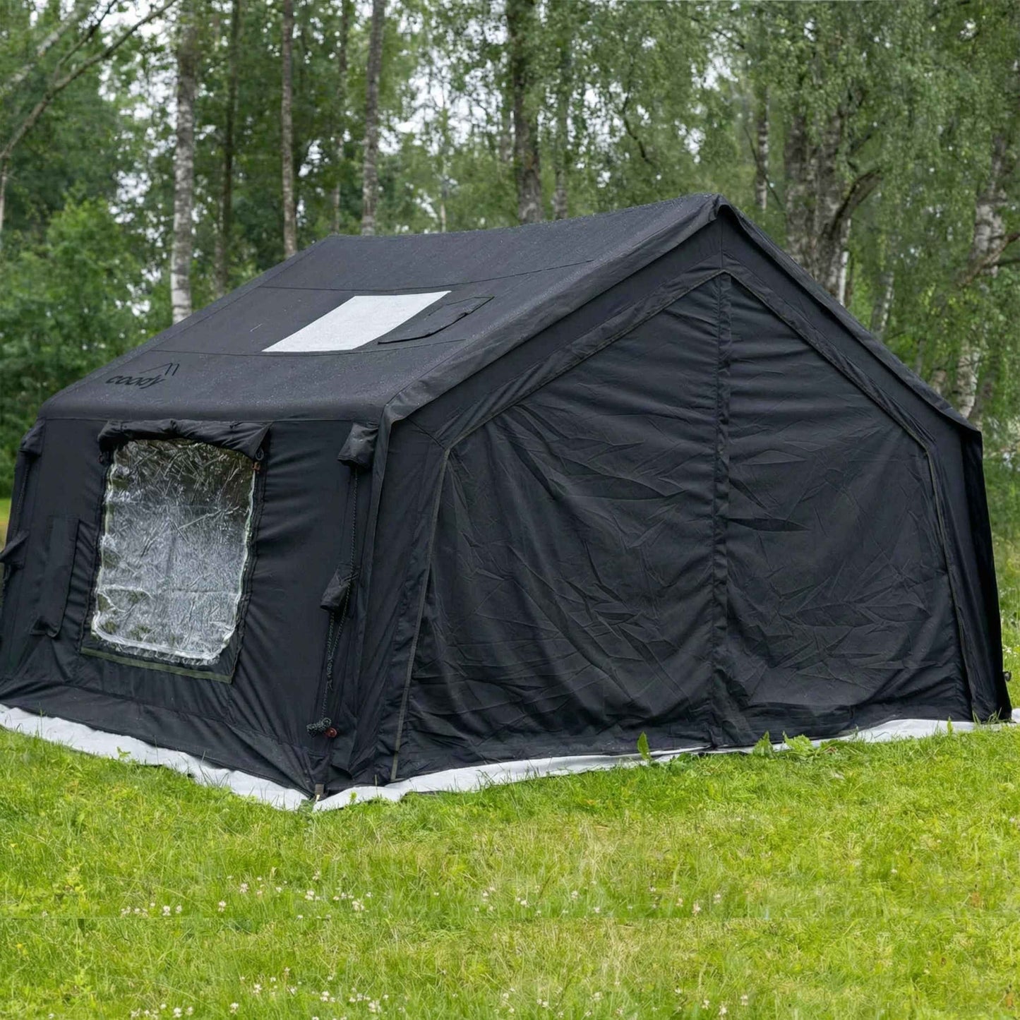 Coody 8 Black - Inflatable Tent House for Camping 1-4 person
