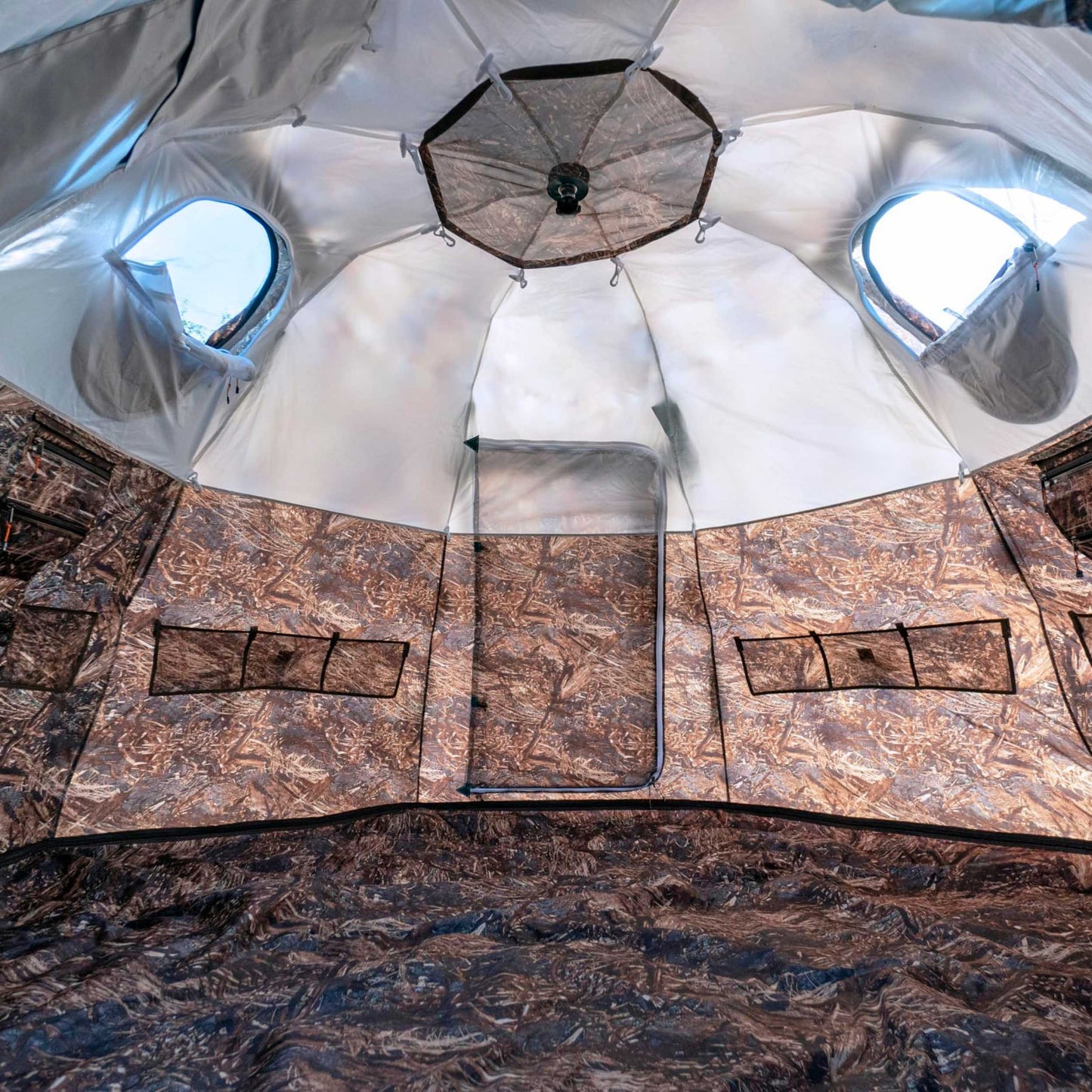 RBM All-Seasons tent  UP-2 for 2-4 person + Wood Stove Caminus M + Three-Layer Floor