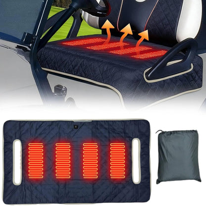 LITEGUEST USB Heated Golf Cart Seat Cushion Winter Warmth Essential