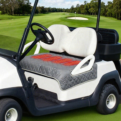 LITEGUEST USB Heated Golf Cart Seat Cushion Winter Warmth Essential