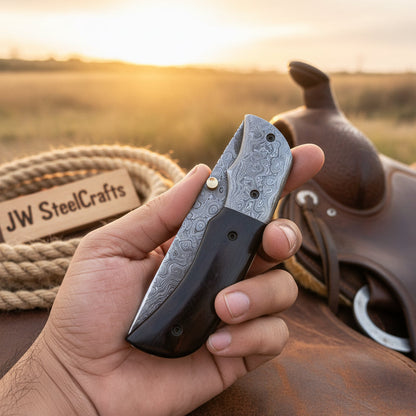 Rosewood Ridge Folder Knife 6" Handmade Rosewood Handle Liner Lock