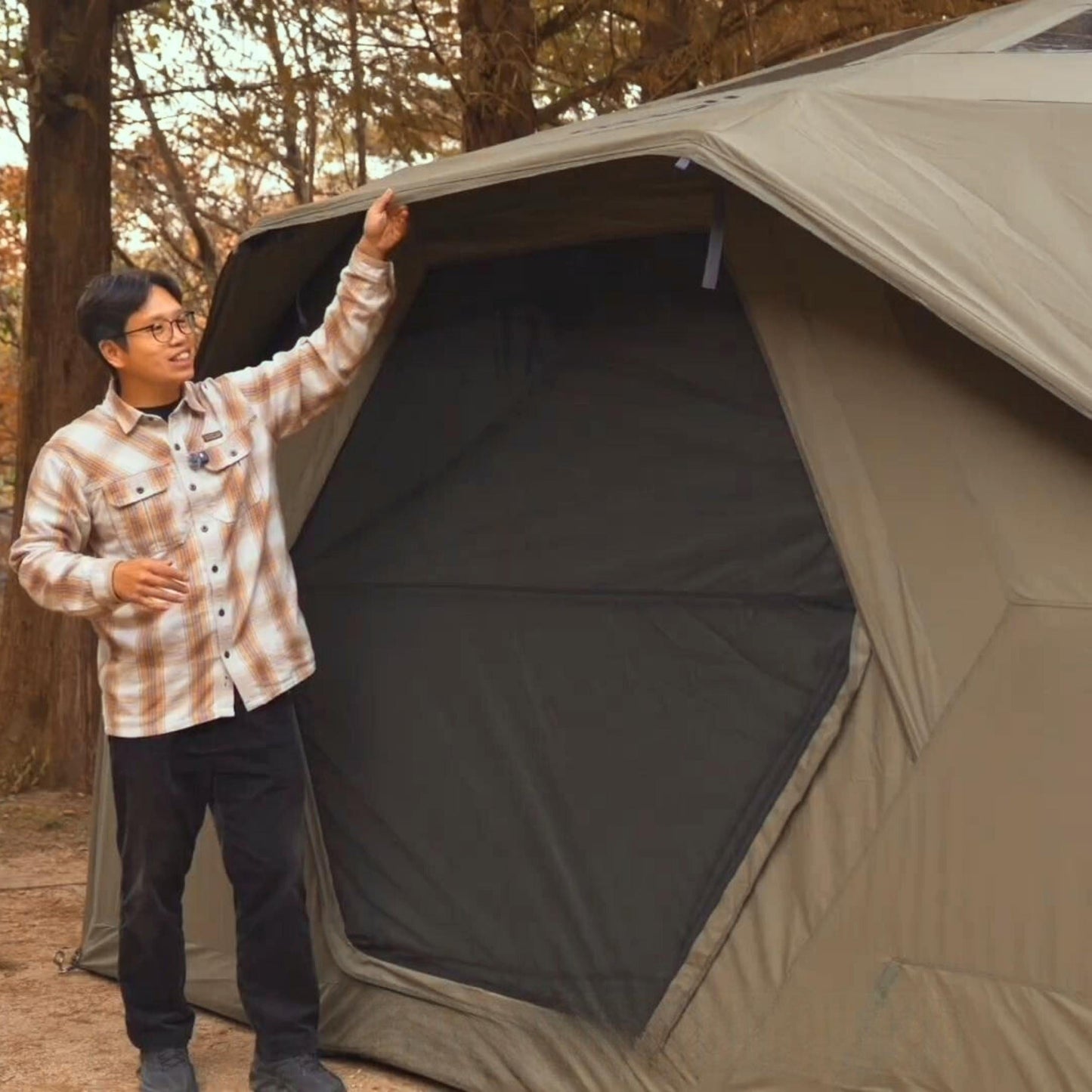 Coody Hub Pro Forest Green - Inflatable Tent for Camping (2-6 Person)