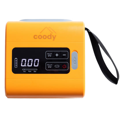 Coody Familia AirTent 17.2 PRO Gray (2-10 Person)+Electric Pump+TPU Door Gray+Ground Sheet