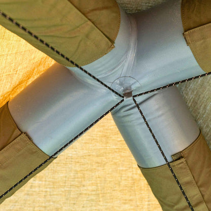 Coody Hub Forest Green (2-6 person) + Ground Sheet PVC + Carpet Coody Hub + Electric Pump