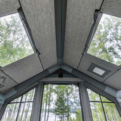 Coody 8 Gray - Inflatable Tent House for Camping 1-4 person