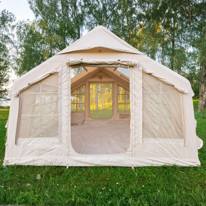 Coody 8 Beige Inflatable Tent House for Camping (1-4 person)