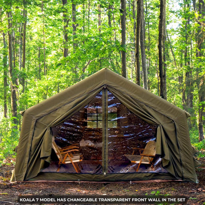 Coody 13.6 (Koala-5) Forest Green Inflatable Tent House for Camping (2-8 person)