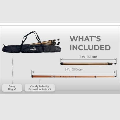 Coody pole tent